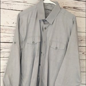 Light grey men’s button down